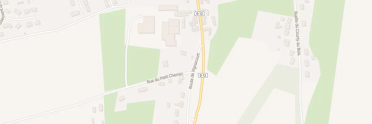 Plan du 2 Petit Chemin à Berteaucourt-les-Dames