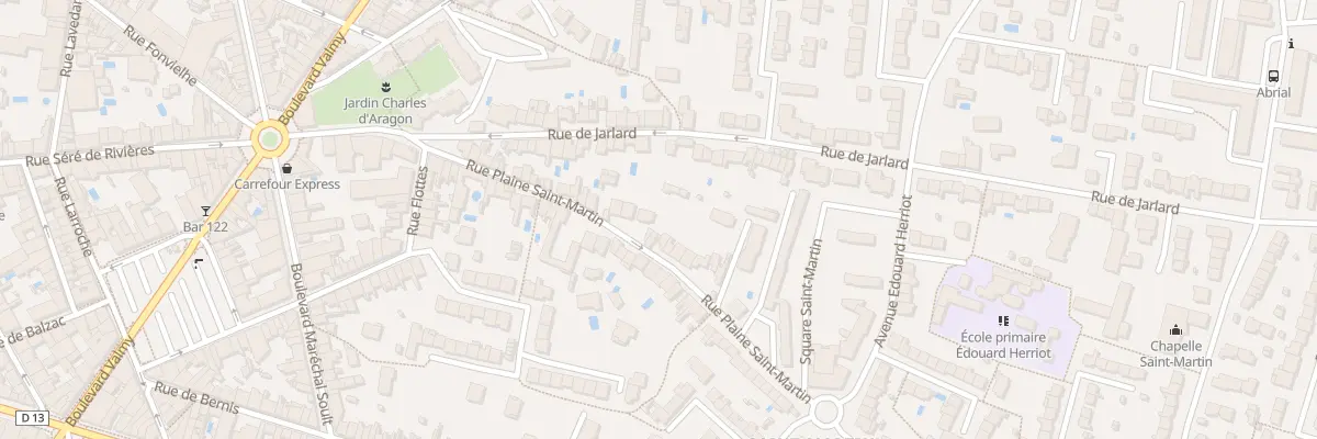 Plan du 41 Rue Plaine Saint-Martin à Albi