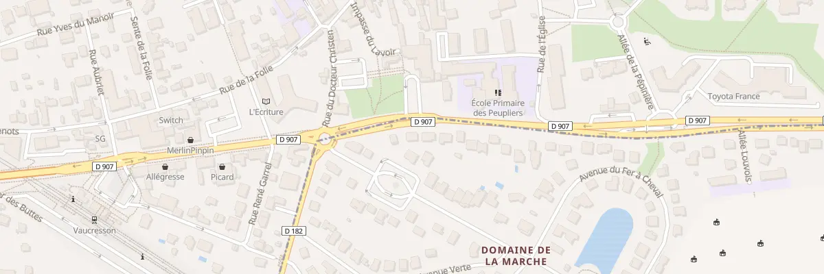Plan du 73 Bd de la République à Marnes-la-Coquette