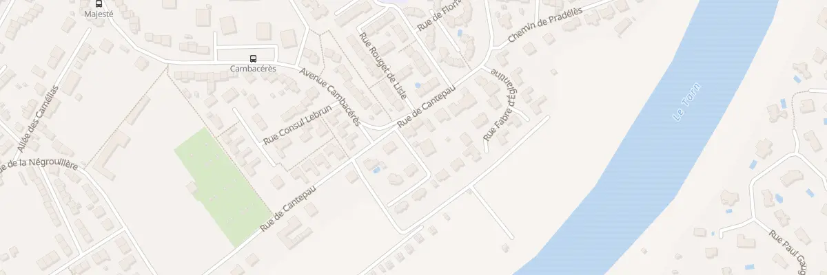 Plan du 150 Rue de Cantepau à Albi