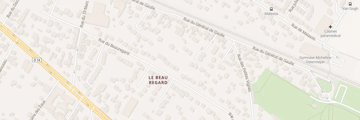 Plan du 25B Rue du Beauregard à Pierrelaye