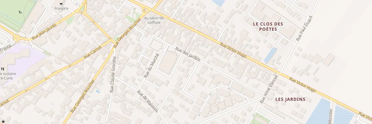 Plan du 12 Rue des Jardins à Pierrelaye