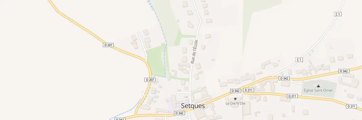 Plan du 9 Rue de l’Ecole à Setques