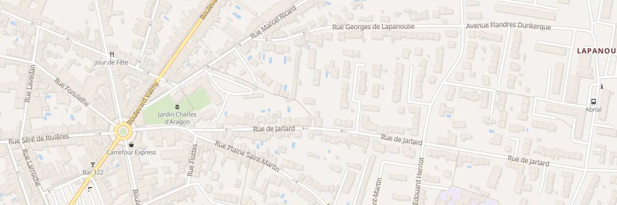 Plan du 37B Rue de Jarlard à Albi