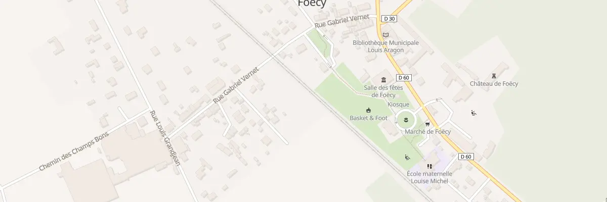 Plan du 15B Rue Gabriel Vernet à Foëcy