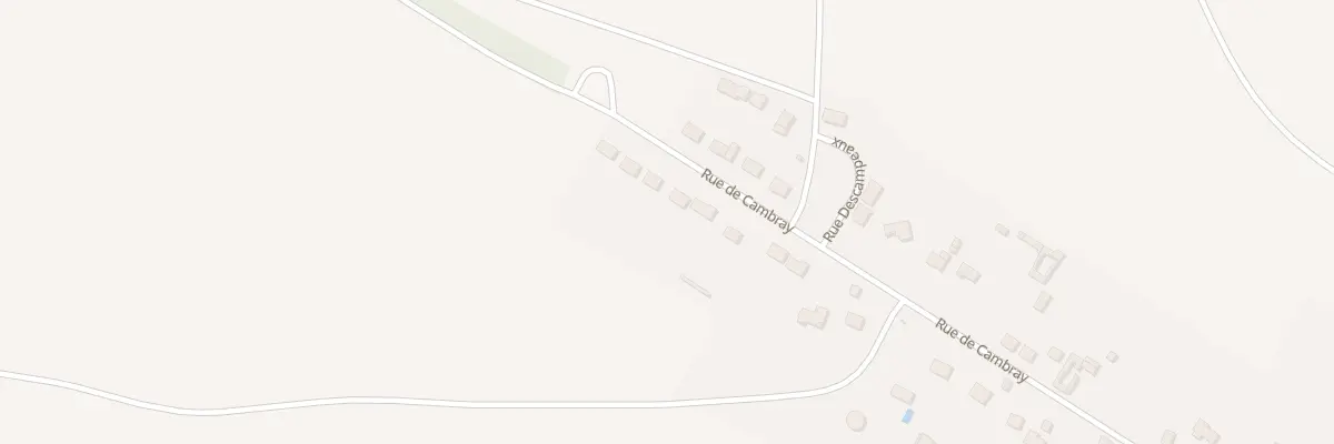 Plan du 40 Rue de Cambray à Maulers