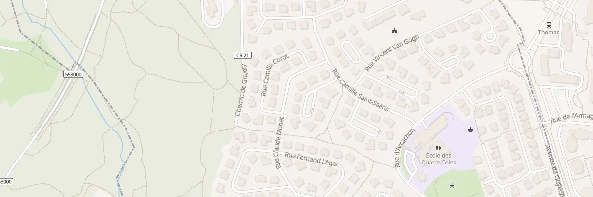 Plan du 7 Rue le Titien à Bures-sur-Yvette