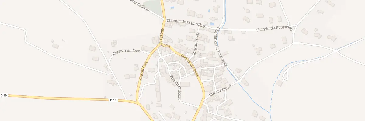 Plan du 71 Le Village à Brugairolles