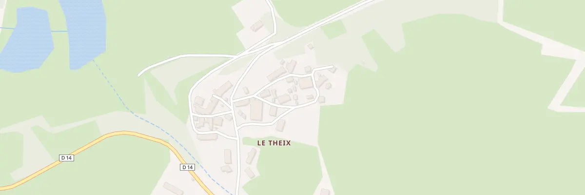 Plan du 19 Le Theix à Malleret-Boussac