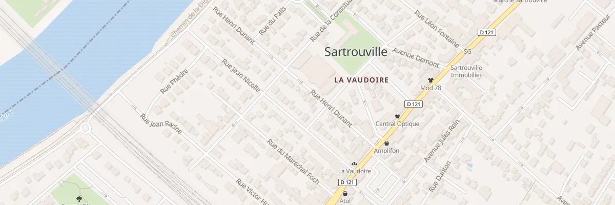 Plan du 24 Rue Henri Dunant à Sartrouville