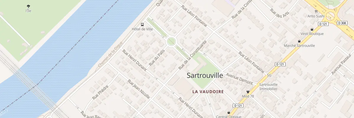 Plan du 18 Av Alfred Foulon à Sartrouville