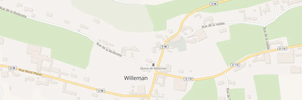 Plan du 7 Rue de l’Eglise à Willeman