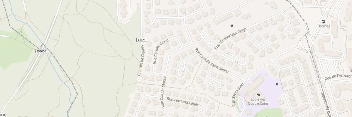 Plan du 8 Rue le Titien à Bures-sur-Yvette