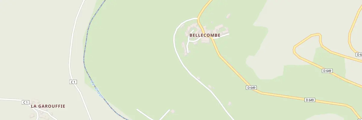 Plan du 5624 Bellecombe à La Salvetat-Peyralès