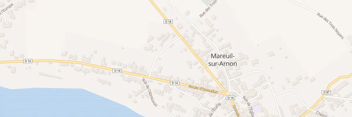 Plan du 13 Rte de Charost à Mareuil-sur-Arnon