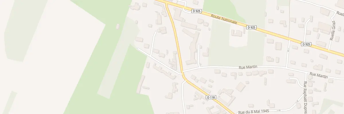 Plan du 7 Rue Achille Monflier à Bernaville