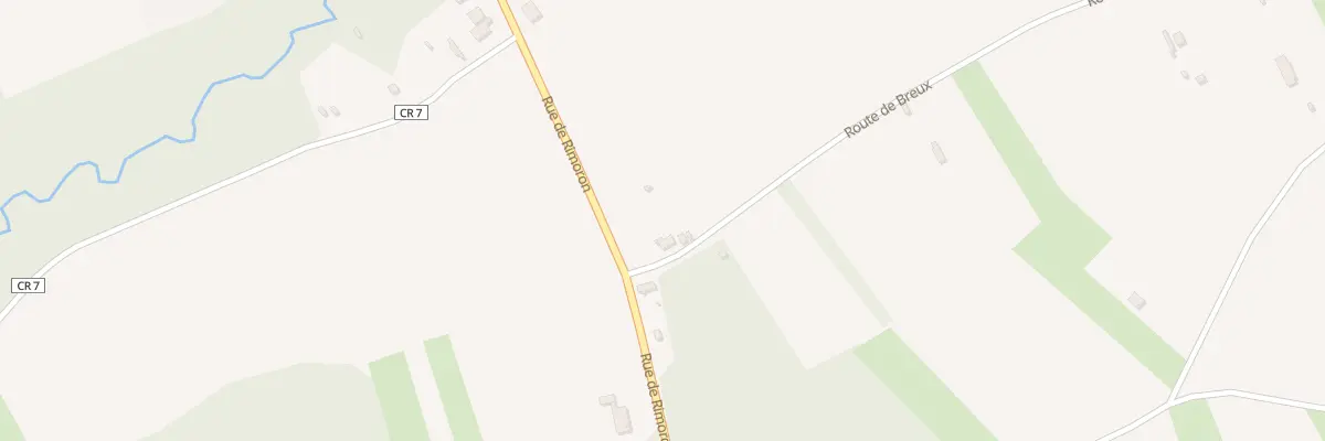 Plan du 13 Rue de Rimoron à Breux-Jouy