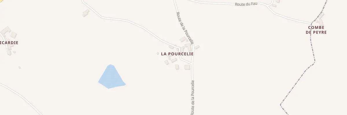 Plan du 5072 La Pourcelie à Brandonnet