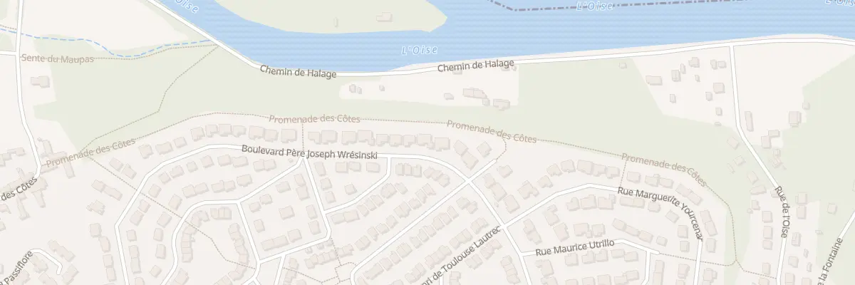 Plan du 52 Bd Pere Wresinsky à Méry-sur-Oise