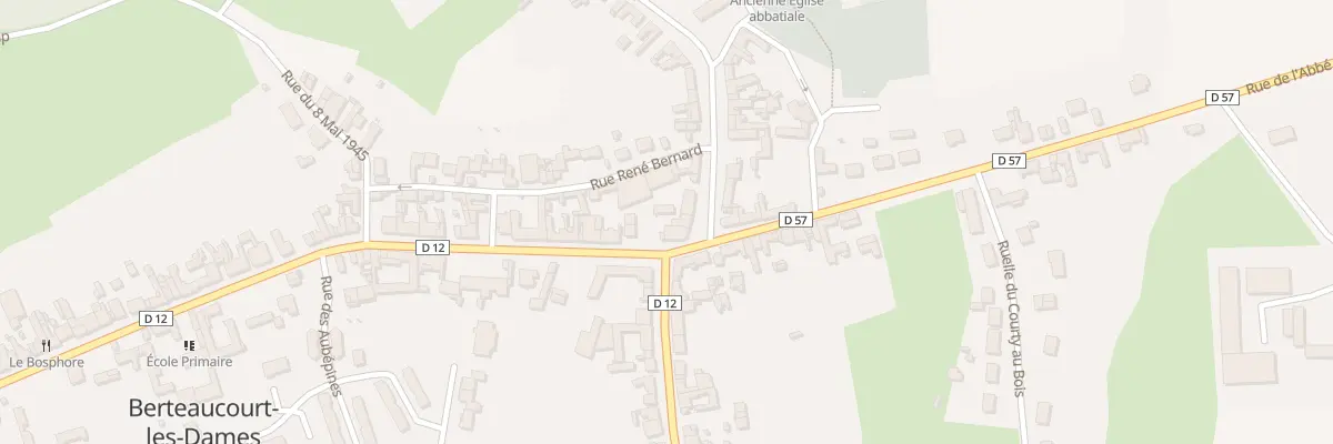 Plan du 1 Rue Pierre Wimart à Berteaucourt-les-Dames
