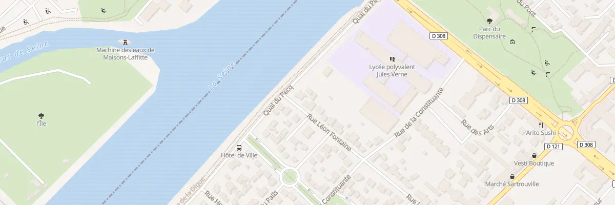 Plan du 3 Rue Léon Fontaine à Sartrouville