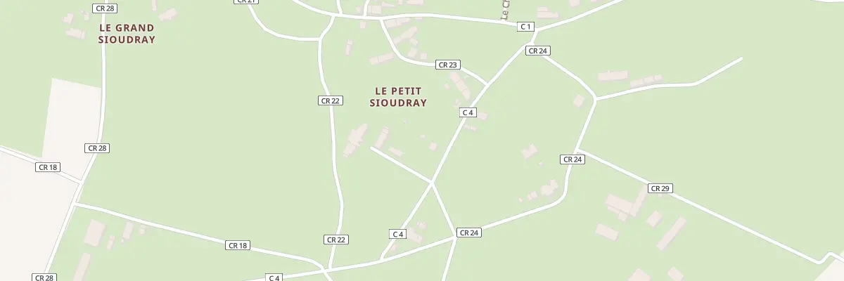 Plan du 34 Le Petit Sioudray à Urciers