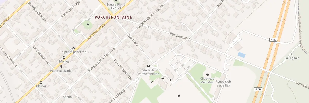 Plan du 35 Rue Coste à Versailles