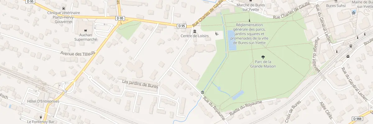 Plan du 16 Rue du Royaume à Bures-sur-Yvette
