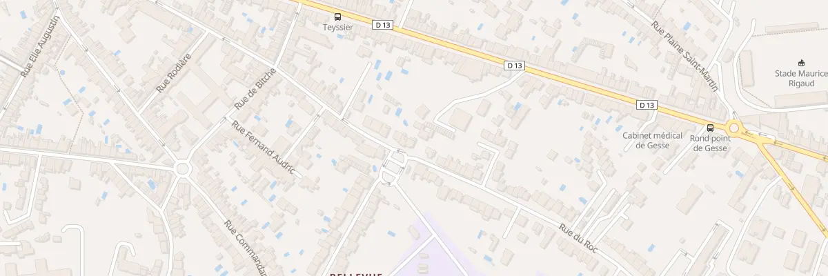 Plan du 133 Rue du Roc à Albi