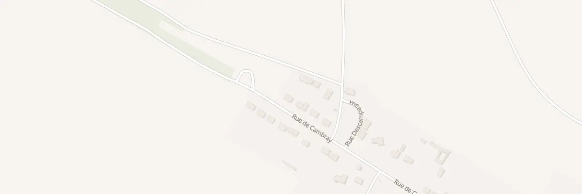 Plan du 53 Rue de Cambray à Maulers