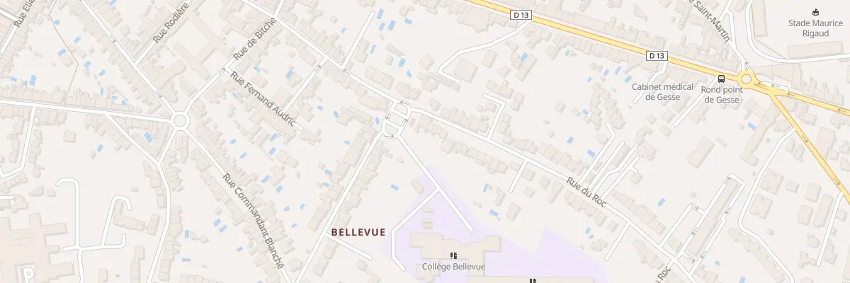 Plan du 102 Rue du Roc à Albi