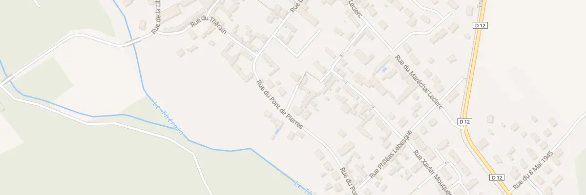 Plan du 20B Rue du Pont de Pierres à Therdonne