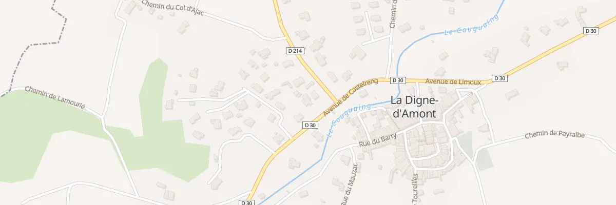 Plan du 90 Le Col d’Ajac à La Digne-d’Amont