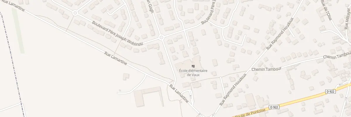 Plan du 10 Bd Pere Wresinsky à Méry-sur-Oise