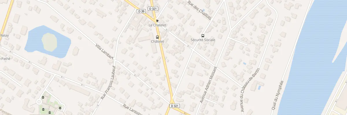 Plan du 12 Rte de Carrieres S Seine à Chatou