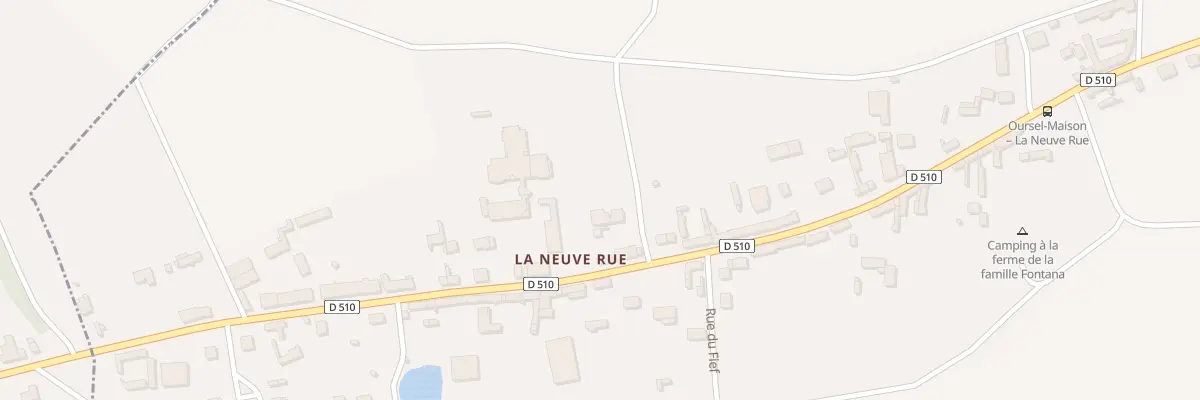 Plan du 31 Vc La Neuve Rue à Oursel-Maison