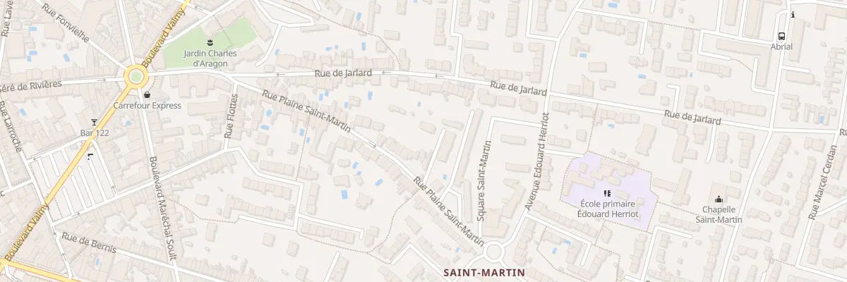 Plan du 53 Rue Plaine Saint-Martin à Albi