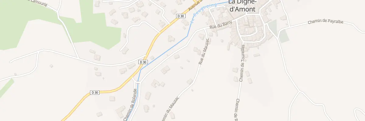 Plan du 2 Rue Berges du Cougaing à La Digne-d’Amont