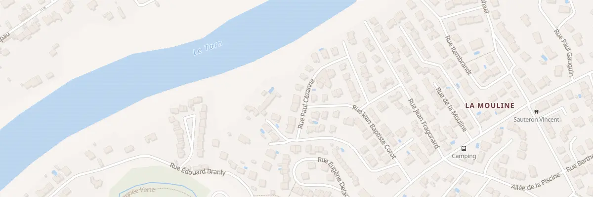 Plan du 15 Rue Paul Cézanne à Albi