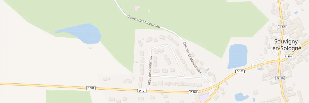 Plan du 29 All des Fontaines à Souvigny-en-Sologne