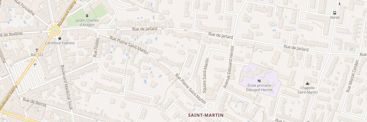 Plan du 55 Rue Plaine Saint-Martin à Albi