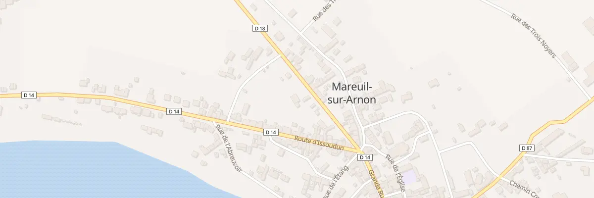 Plan du 9 Rte de Charost à Mareuil-sur-Arnon