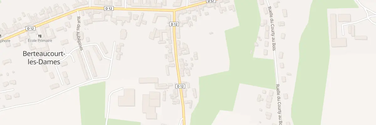 Plan du 21 Rue Leon Blum à Berteaucourt-les-Dames