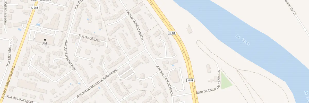 Plan du 76 Av Général Hoche à Albi