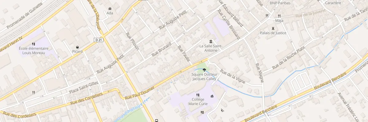 Plan du 14 Rue Paul Doumer à Étampes