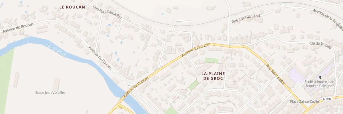 Plan du 34 Av du Roucan à Carmaux