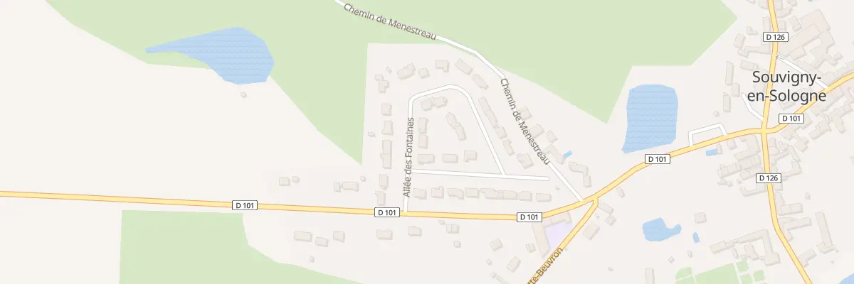 Plan du 27 All des Fontaines à Souvigny-en-Sologne