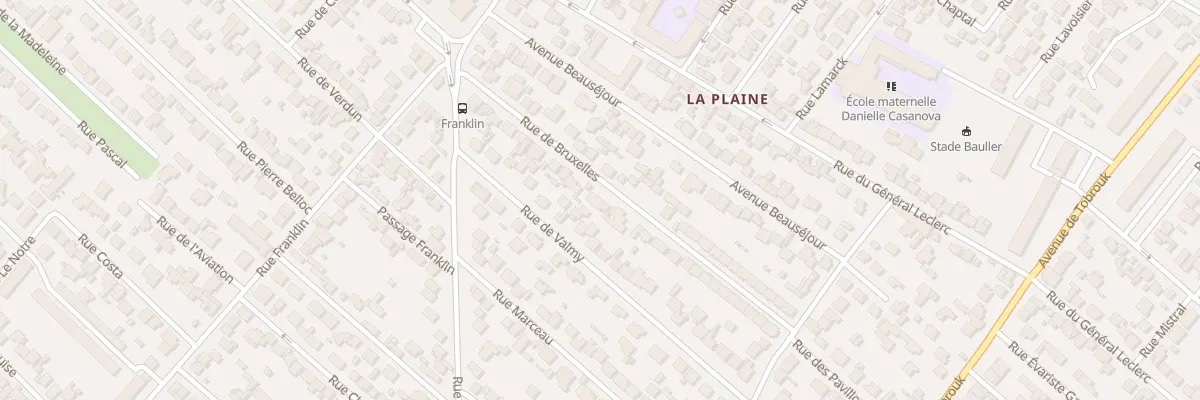 Plan du 14 Rue de Bruxelles à Sartrouville
