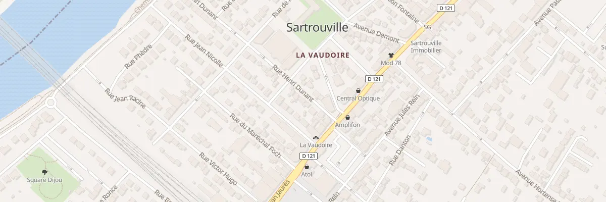 Plan du 34 Rue Henri Dunant à Sartrouville