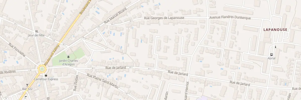 Plan du 7 Rue de Gembloux à Albi